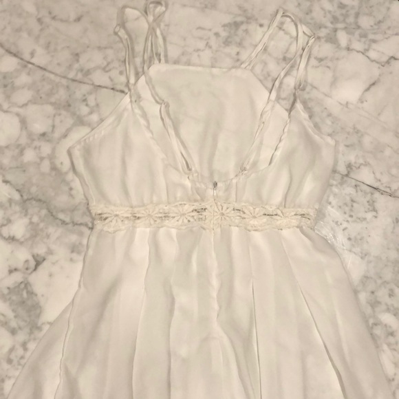 Sheer white romper SOLD - Picture 2 of 7